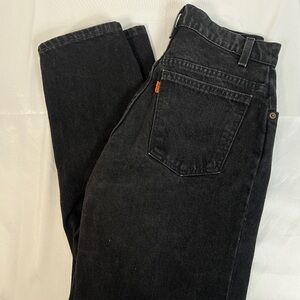 LEVIS orange tab black jeans